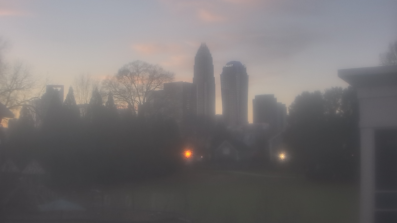 Thumbnail for current weather camera view from Trinity Episcopal School in Charlotte, North Carolina