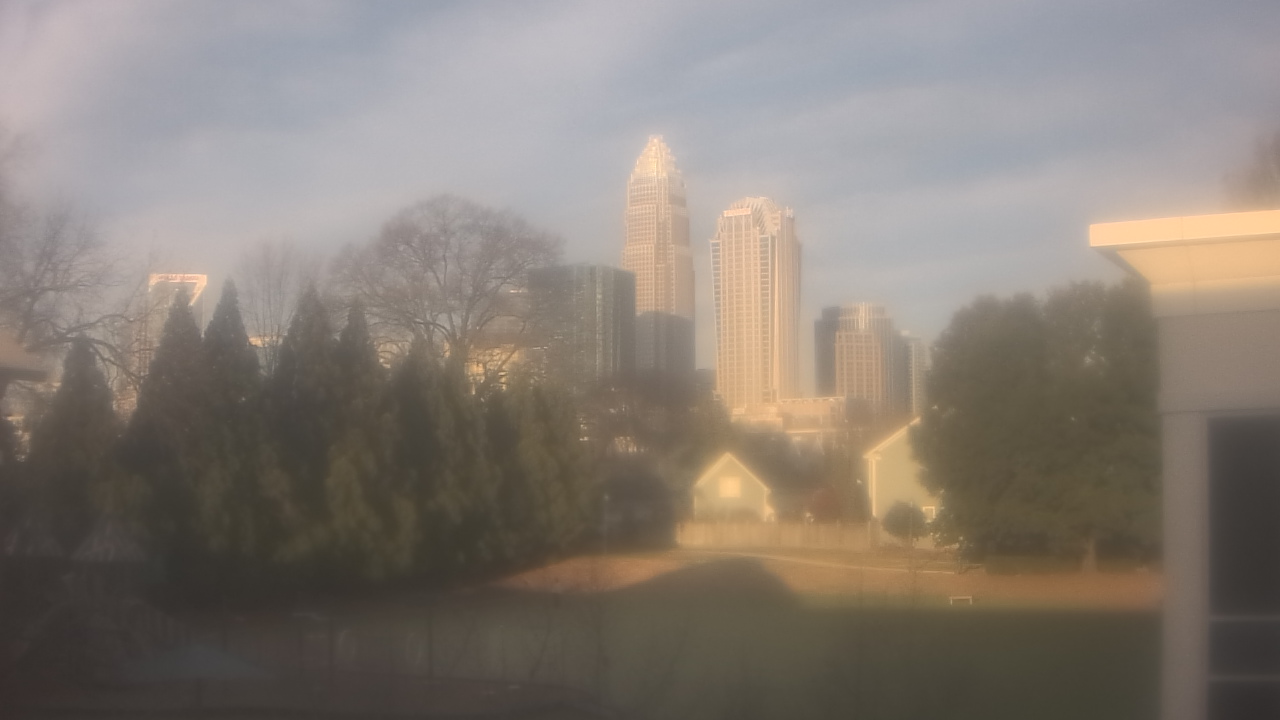 Thumbnail for current weather camera view from Trinity Episcopal School in Charlotte, North Carolina