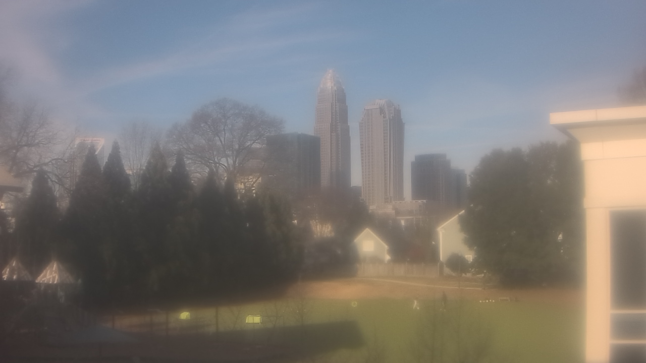 Thumbnail for current weather camera view from Trinity Episcopal School in Charlotte, North Carolina