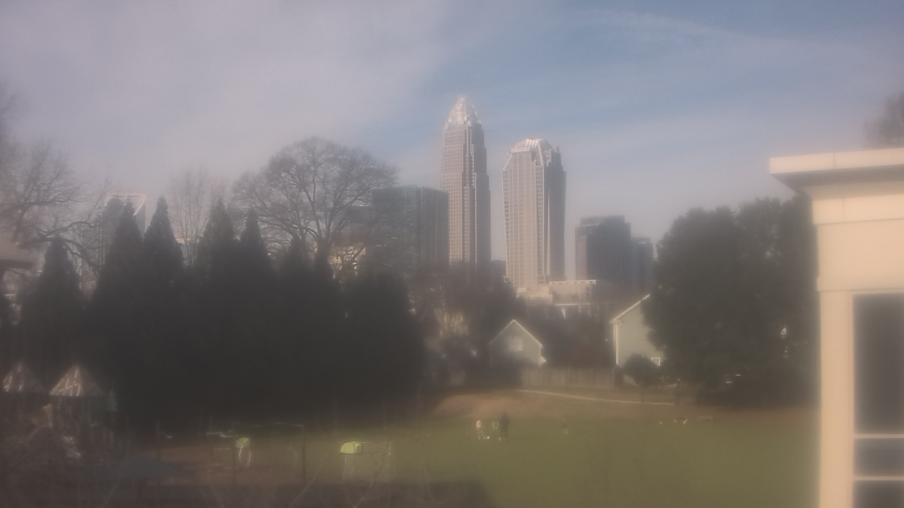 Thumbnail for current weather camera view from Trinity Episcopal School in Charlotte, North Carolina