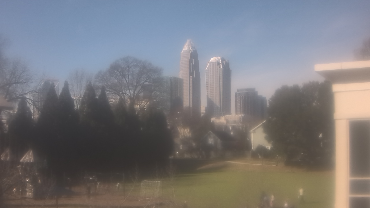 Thumbnail for current weather camera view from Trinity Episcopal School in Charlotte, North Carolina
