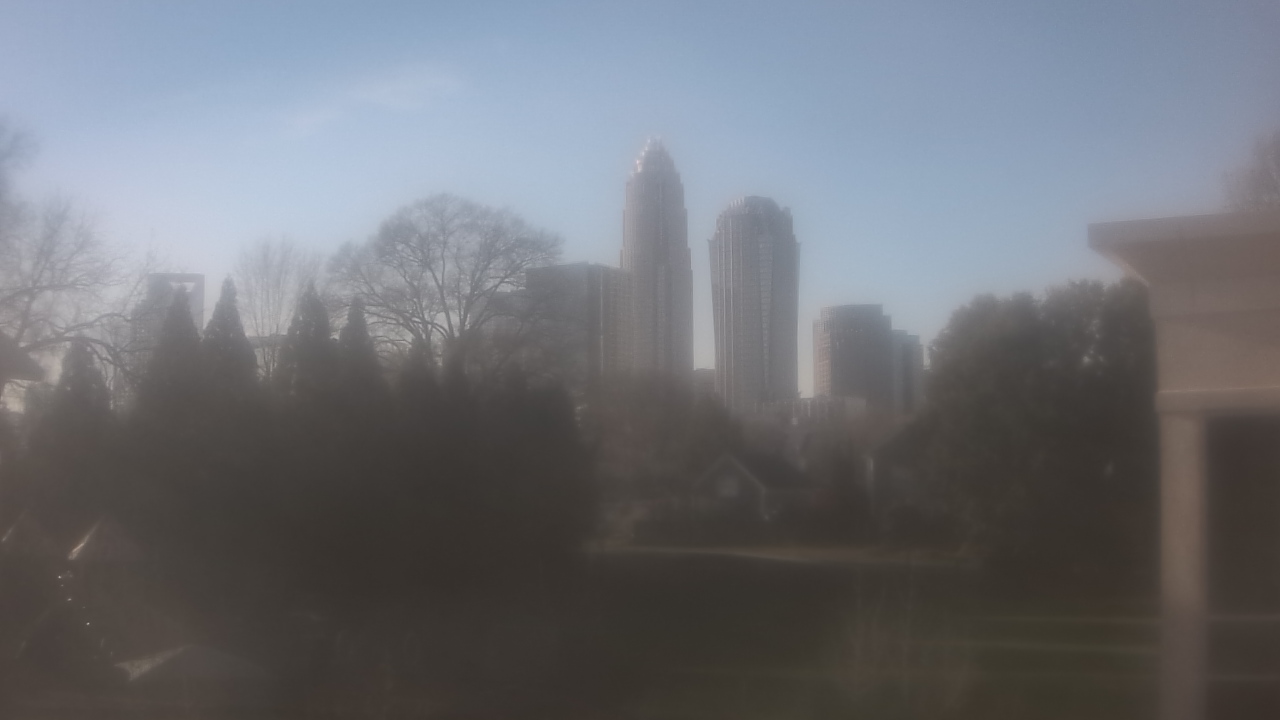 Thumbnail for current weather camera view from Trinity Episcopal School in Charlotte, North Carolina
