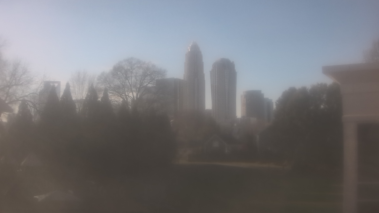 Thumbnail for current weather camera view from Trinity Episcopal School in Charlotte, North Carolina