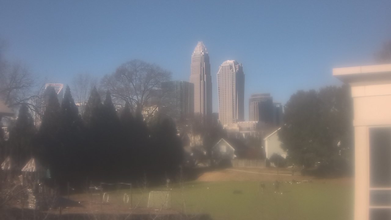 Thumbnail for current weather camera view from Trinity Episcopal School in Charlotte, North Carolina