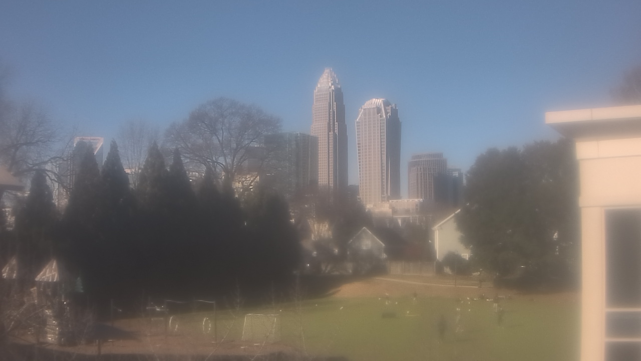 Thumbnail for current weather camera view from Trinity Episcopal School in Charlotte, North Carolina