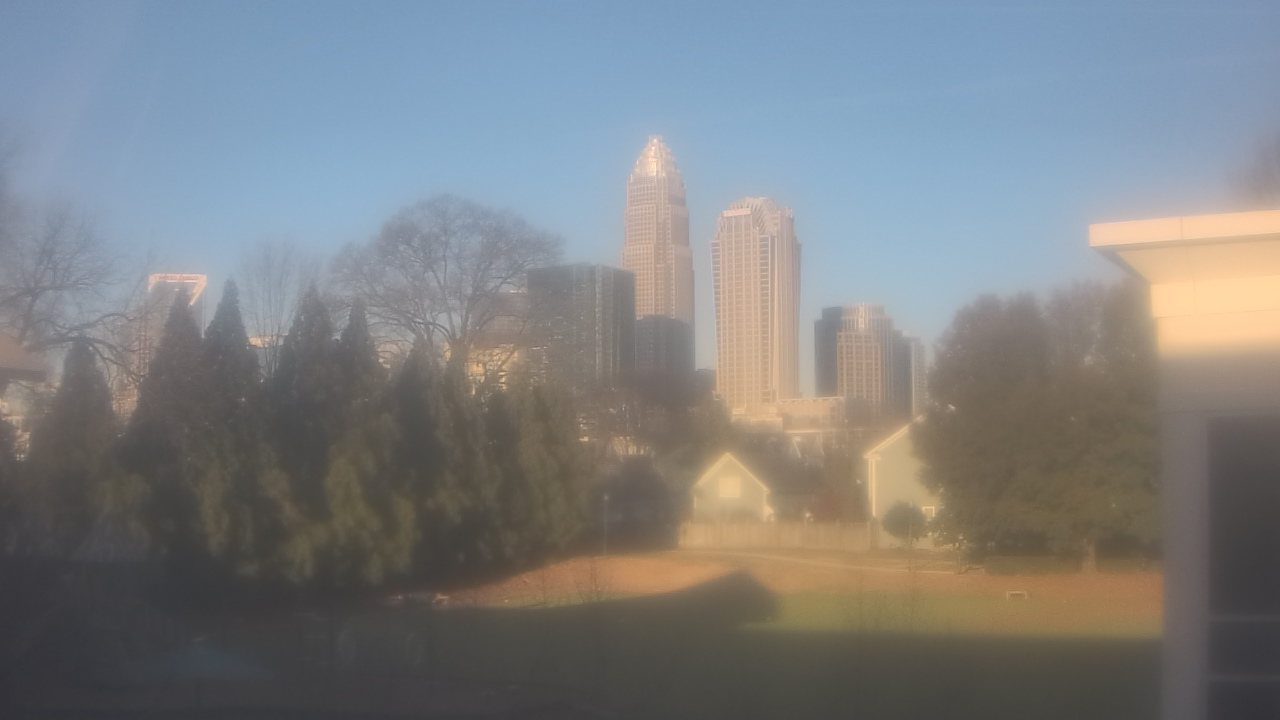 Thumbnail for current weather camera view from Trinity Episcopal School in Charlotte, North Carolina