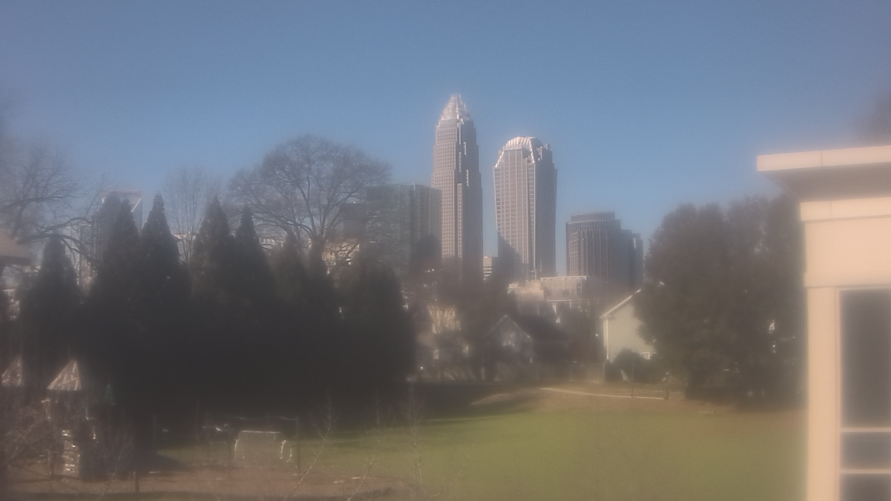 Thumbnail for current weather camera view from Trinity Episcopal School in Charlotte, North Carolina