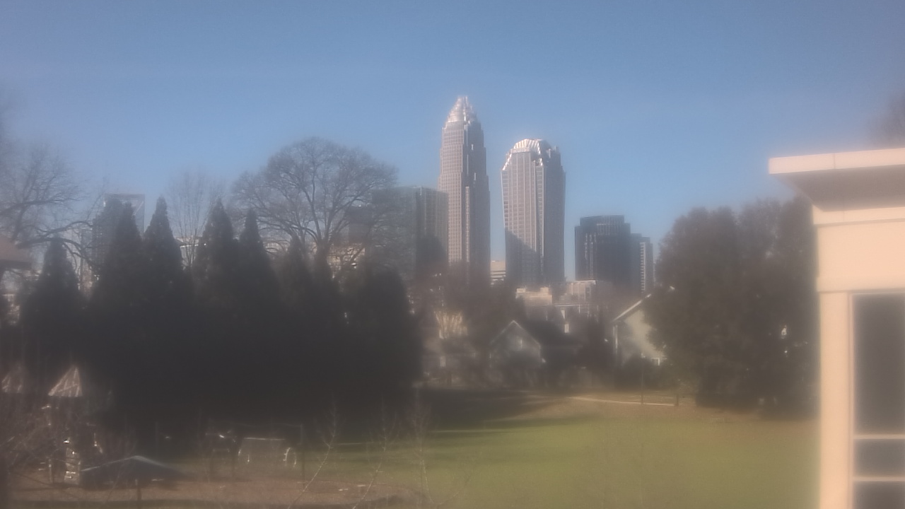 Thumbnail for current weather camera view from Trinity Episcopal School in Charlotte, North Carolina