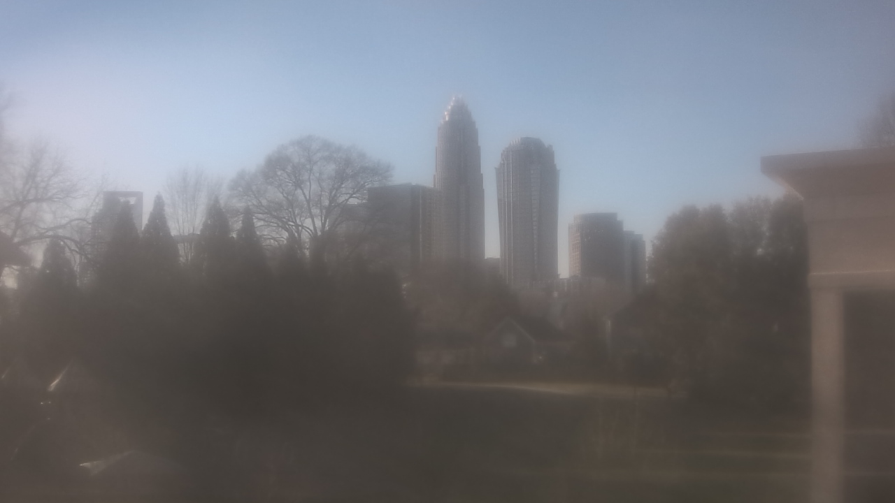 Thumbnail for current weather camera view from Trinity Episcopal School in Charlotte, North Carolina