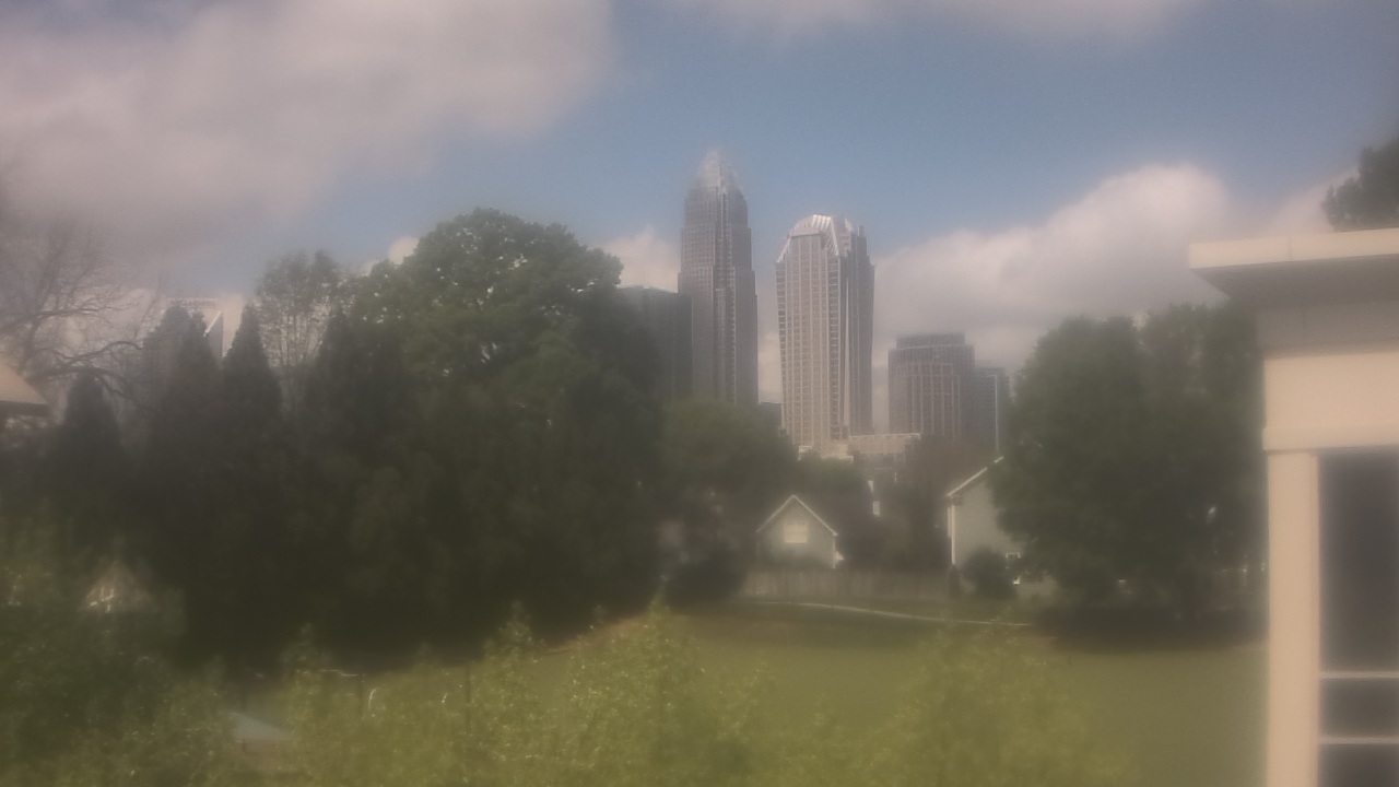 Thumbnail for current weather camera view from Trinity Episcopal School in Charlotte, North Carolina