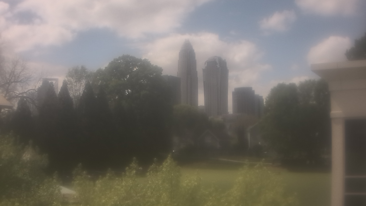 Thumbnail for current weather camera view from Trinity Episcopal School in Charlotte, North Carolina