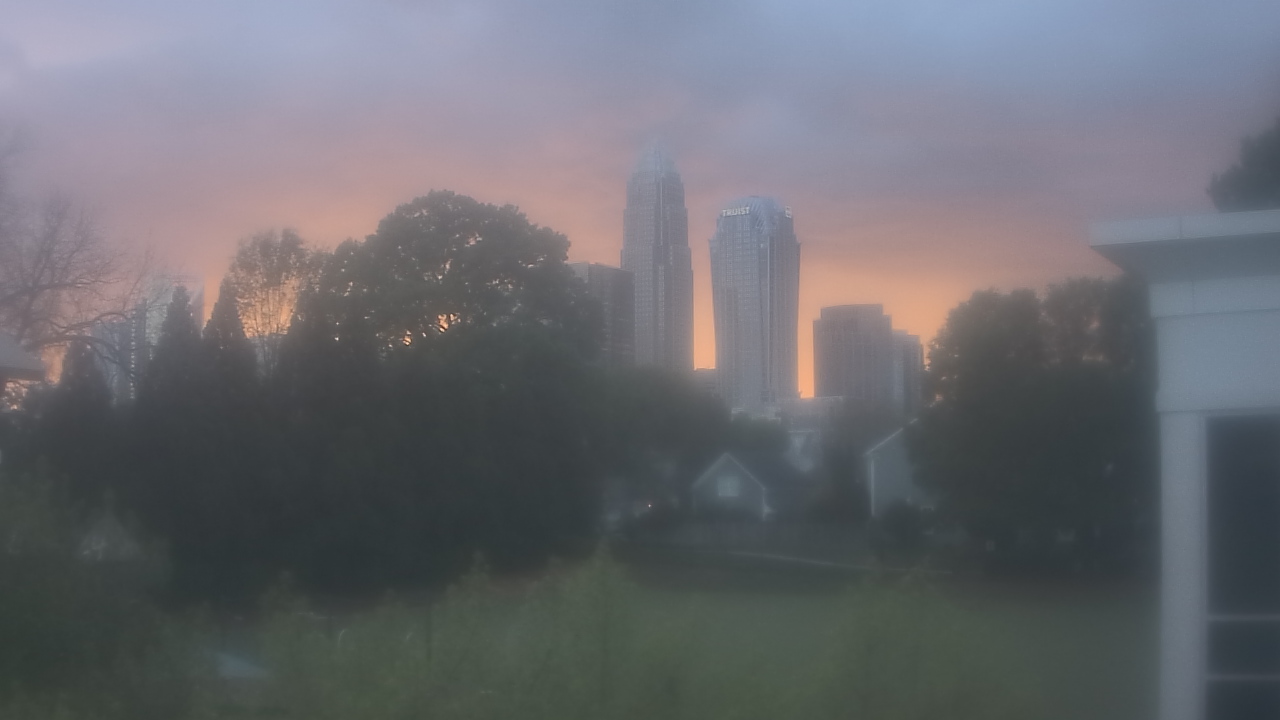 Thumbnail for current weather camera view from Trinity Episcopal School in Charlotte, North Carolina