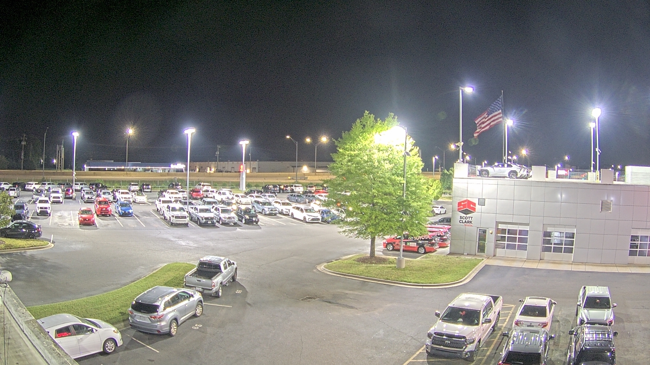 Thumbnail for current weather camera view from Scott Clarks Toyota in Stallings, North Carolina