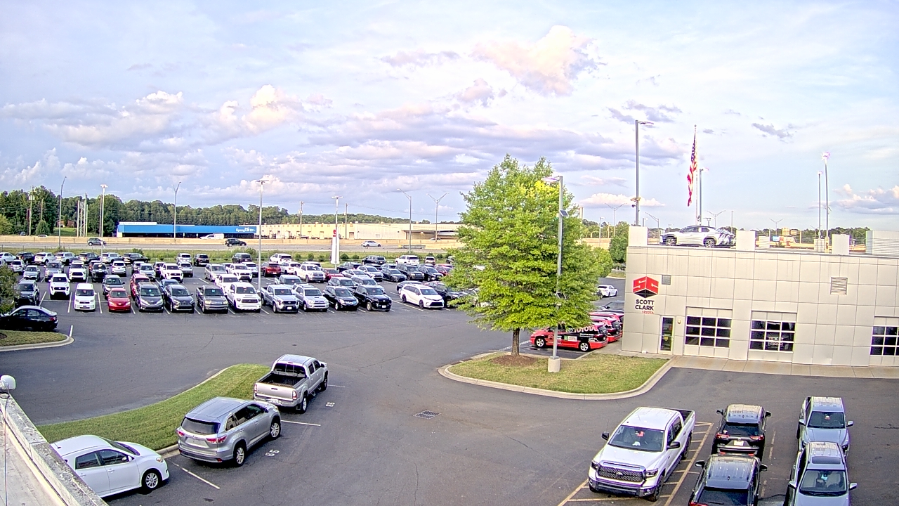Thumbnail for current weather camera view from Scott Clarks Toyota in Stallings, North Carolina