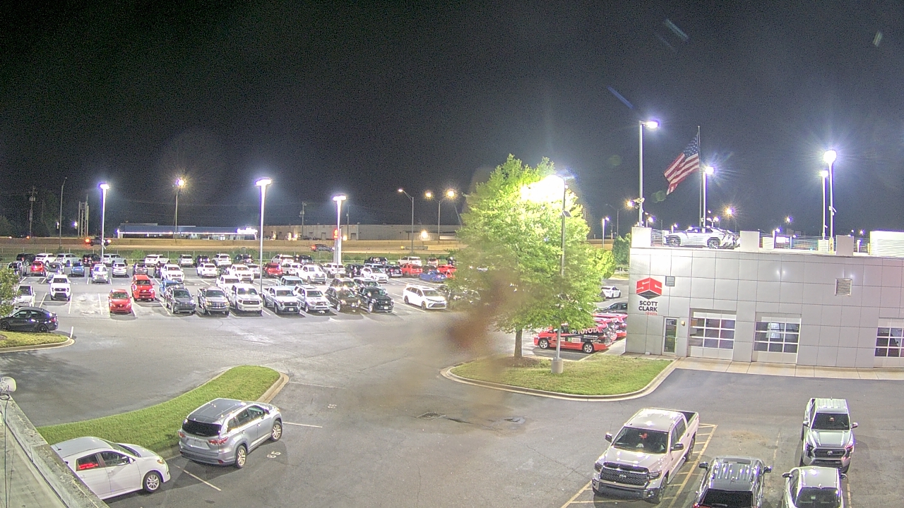 Thumbnail for current weather camera view from Scott Clarks Toyota in Stallings, North Carolina