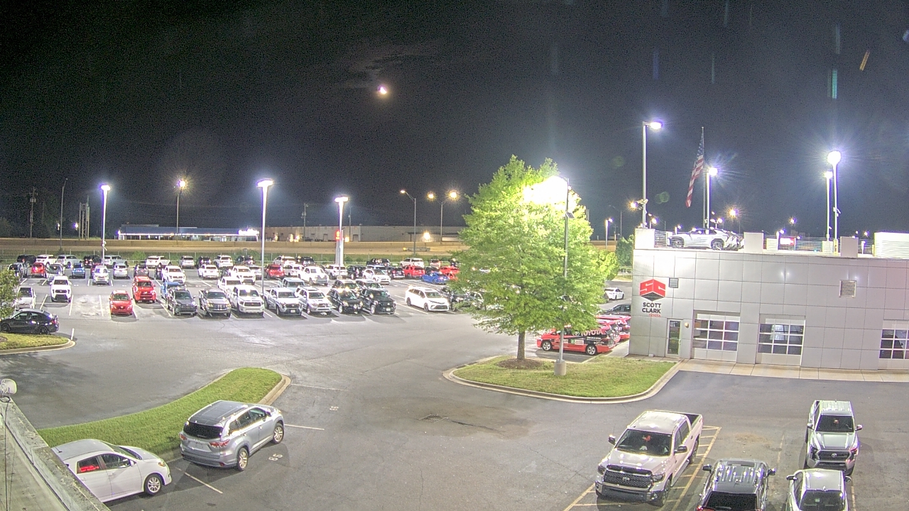 Thumbnail for current weather camera view from Scott Clarks Toyota in Stallings, North Carolina