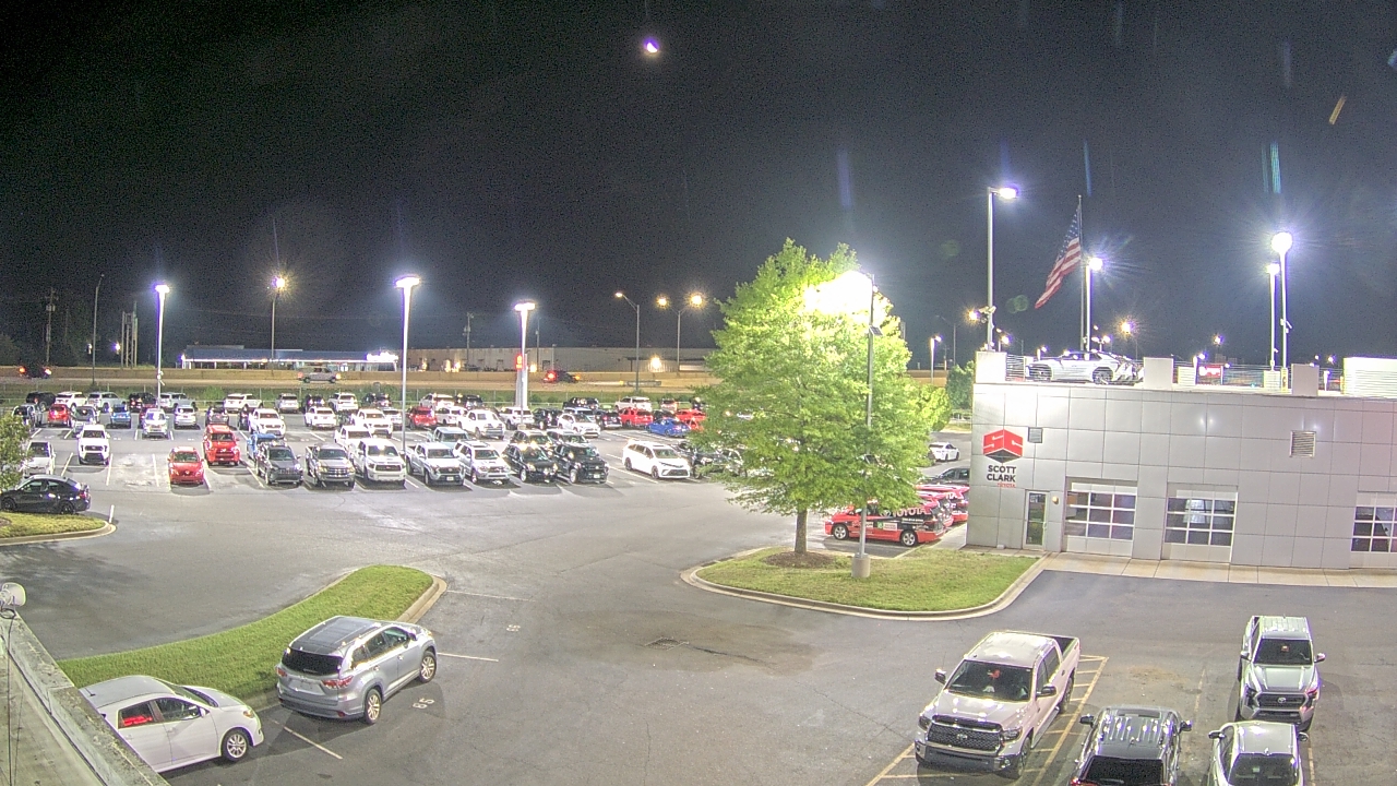 Thumbnail for current weather camera view from Scott Clarks Toyota in Stallings, North Carolina
