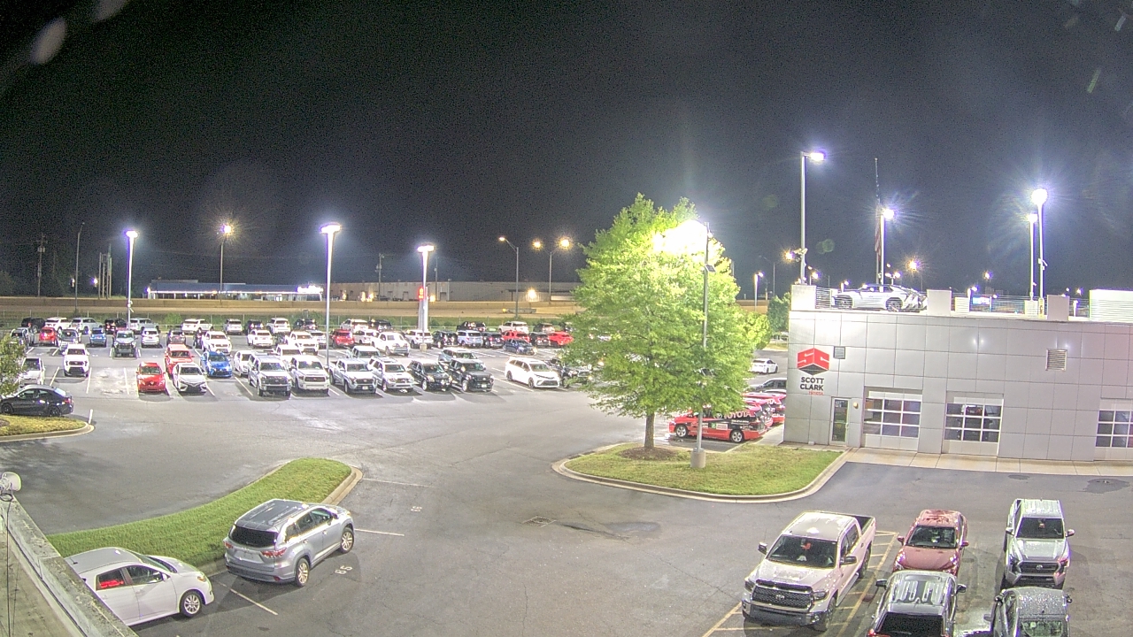 Thumbnail for current weather camera view from Scott Clarks Toyota in Stallings, North Carolina