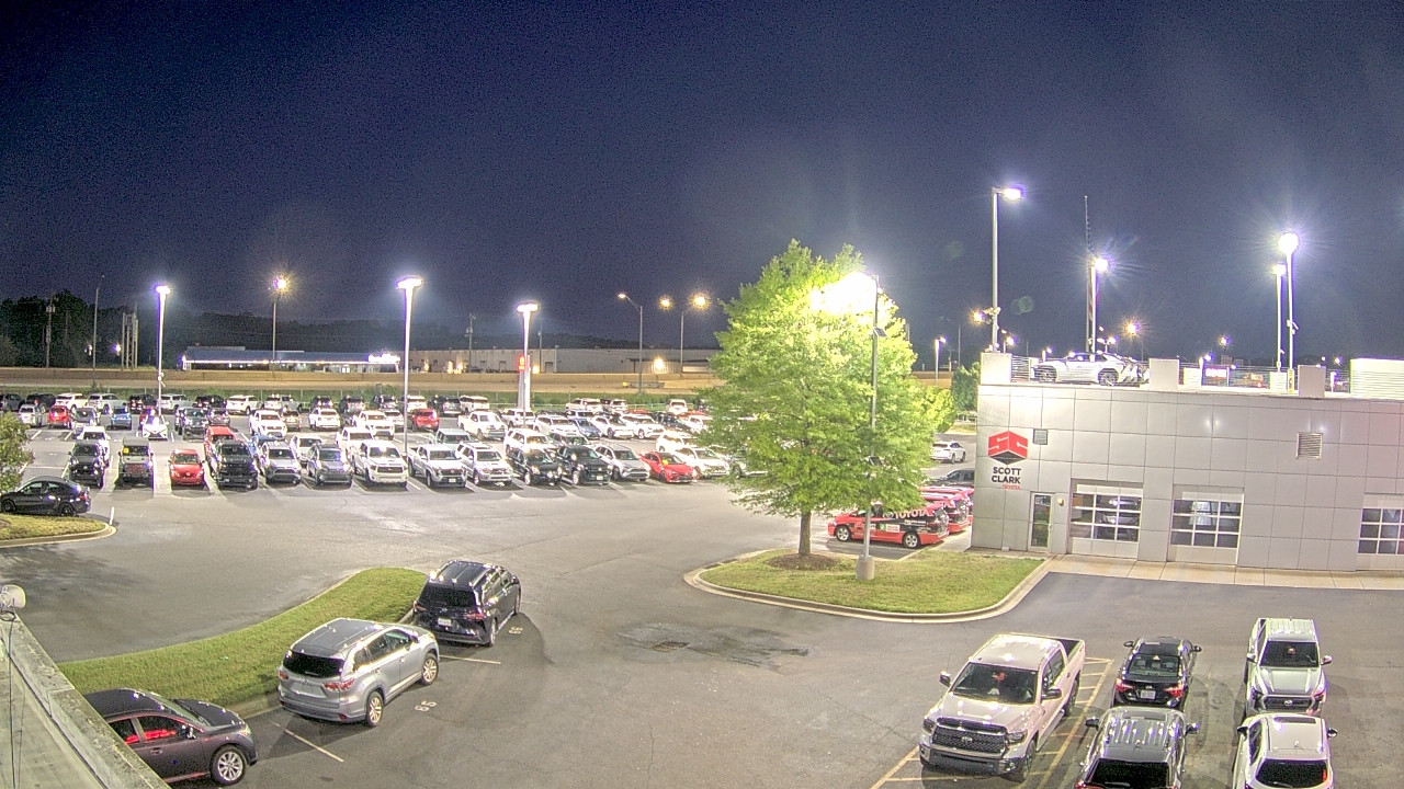 Thumbnail for current weather camera view from Scott Clarks Toyota in Stallings, North Carolina