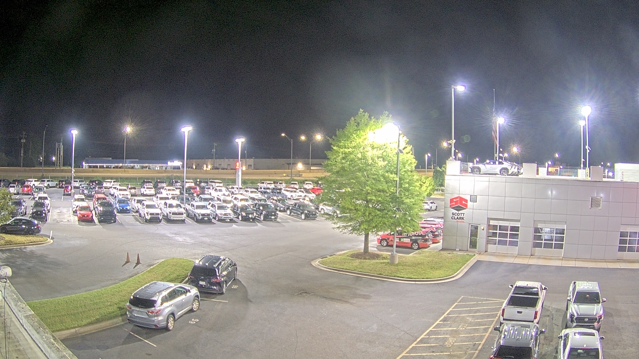 Thumbnail for current weather camera view from Scott Clarks Toyota in Stallings, North Carolina