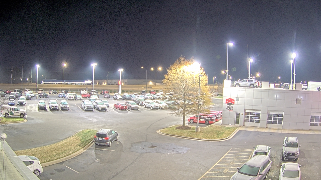 Thumbnail for current weather camera view from Scott Clarks Toyota in Stallings, North Carolina