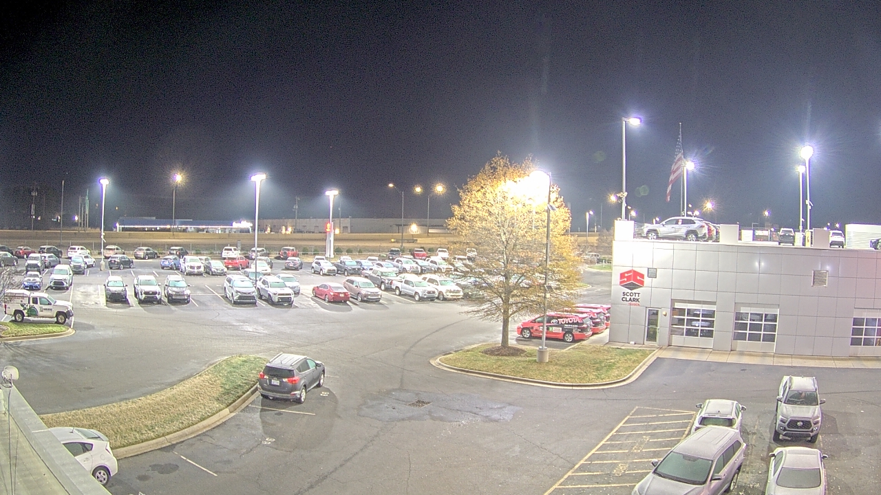 Thumbnail for current weather camera view from Scott Clarks Toyota in Stallings, North Carolina