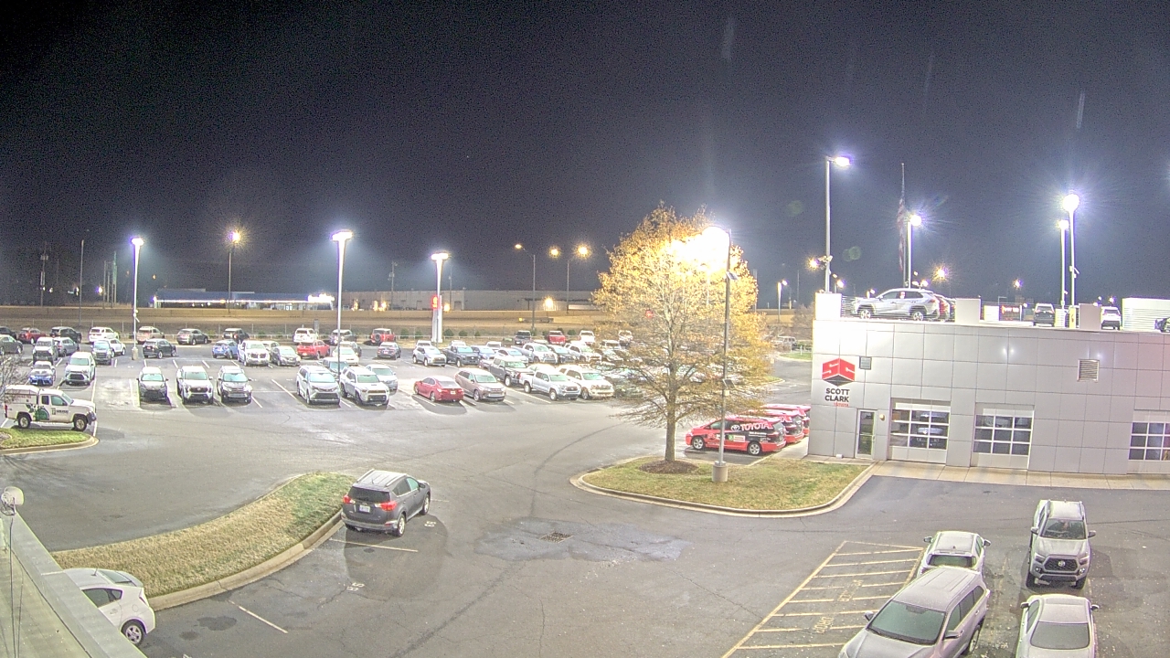 Thumbnail for current weather camera view from Scott Clarks Toyota in Stallings, North Carolina
