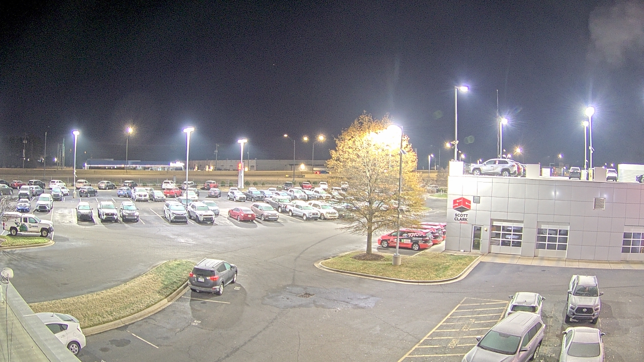 Thumbnail for current weather camera view from Scott Clarks Toyota in Stallings, North Carolina