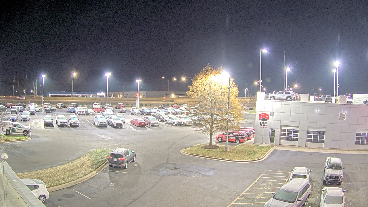 Thumbnail for current weather camera view from Scott Clarks Toyota in Stallings, North Carolina