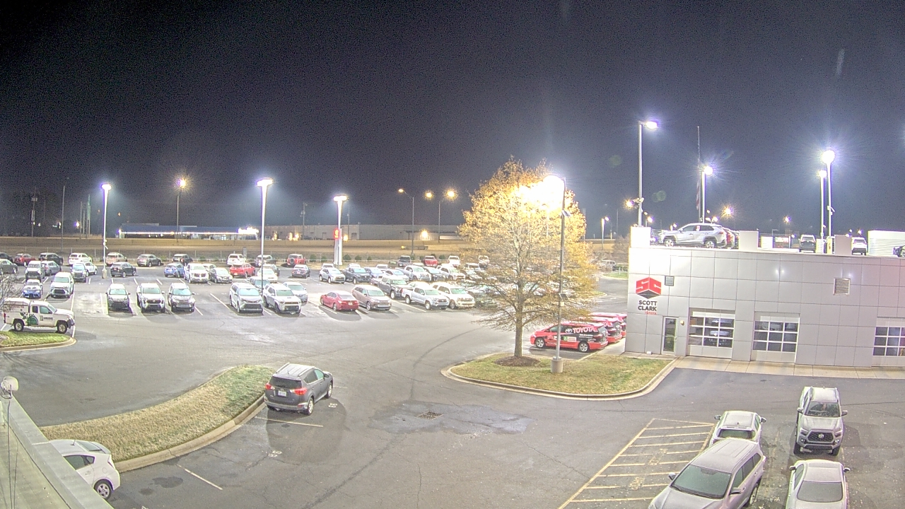 Thumbnail for current weather camera view from Scott Clarks Toyota in Stallings, North Carolina