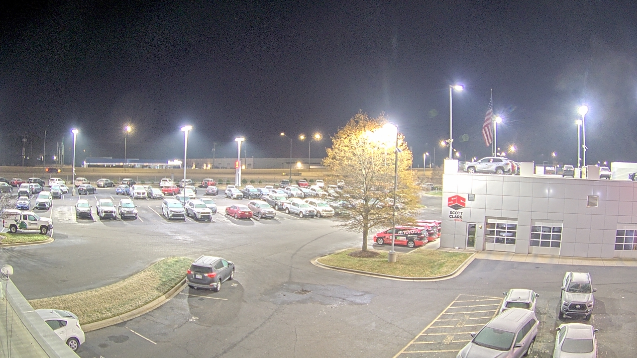 Thumbnail for current weather camera view from Scott Clarks Toyota in Stallings, North Carolina