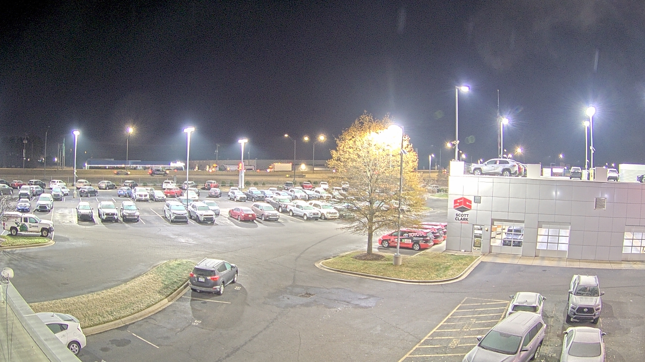 Thumbnail for current weather camera view from Scott Clarks Toyota in Stallings, North Carolina