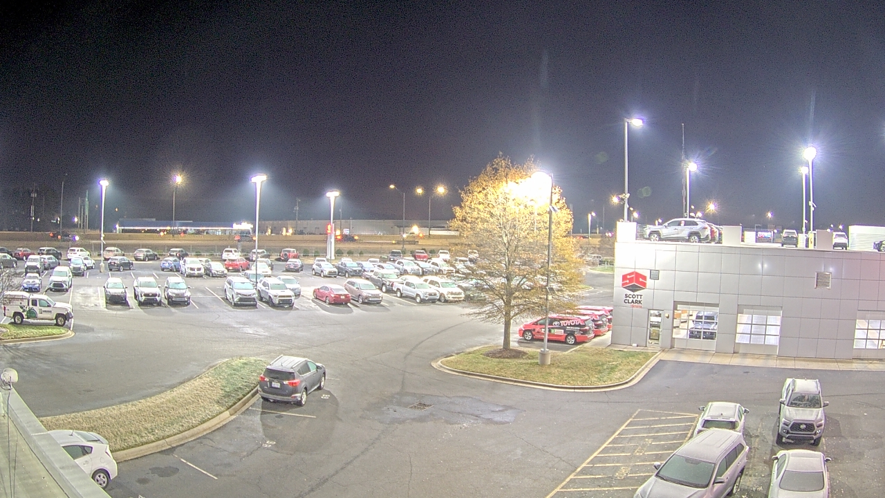 Thumbnail for current weather camera view from Scott Clarks Toyota in Stallings, North Carolina