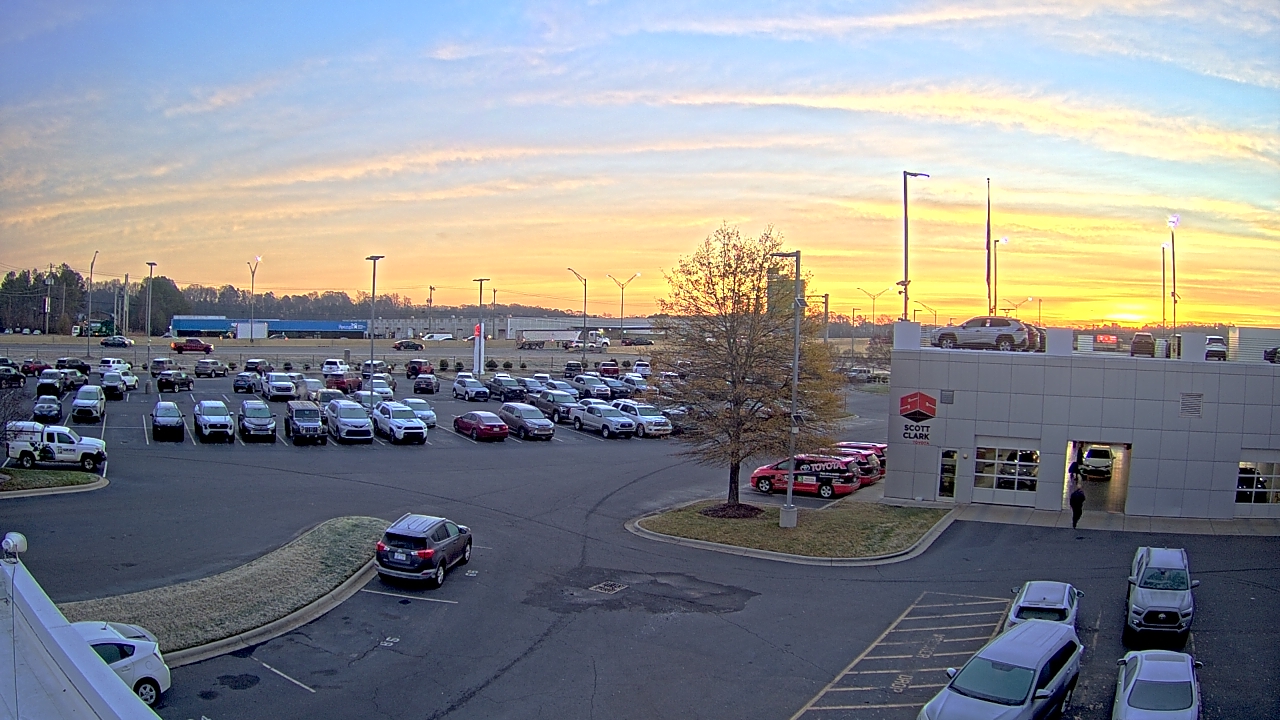 Thumbnail for current weather camera view from Scott Clarks Toyota in Stallings, North Carolina