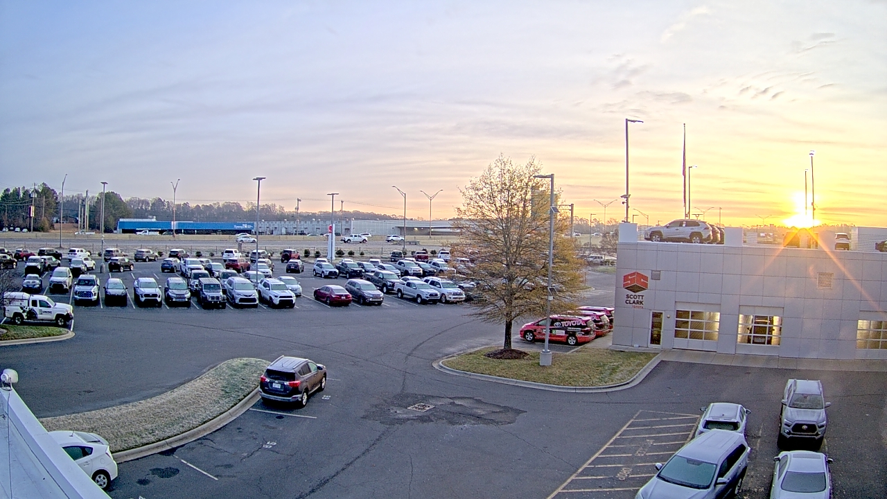 Thumbnail for current weather camera view from Scott Clarks Toyota in Stallings, North Carolina