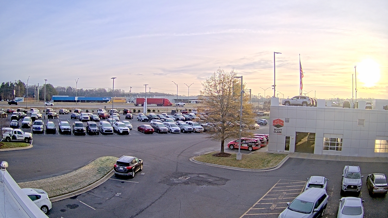 Thumbnail for current weather camera view from Scott Clarks Toyota in Stallings, North Carolina