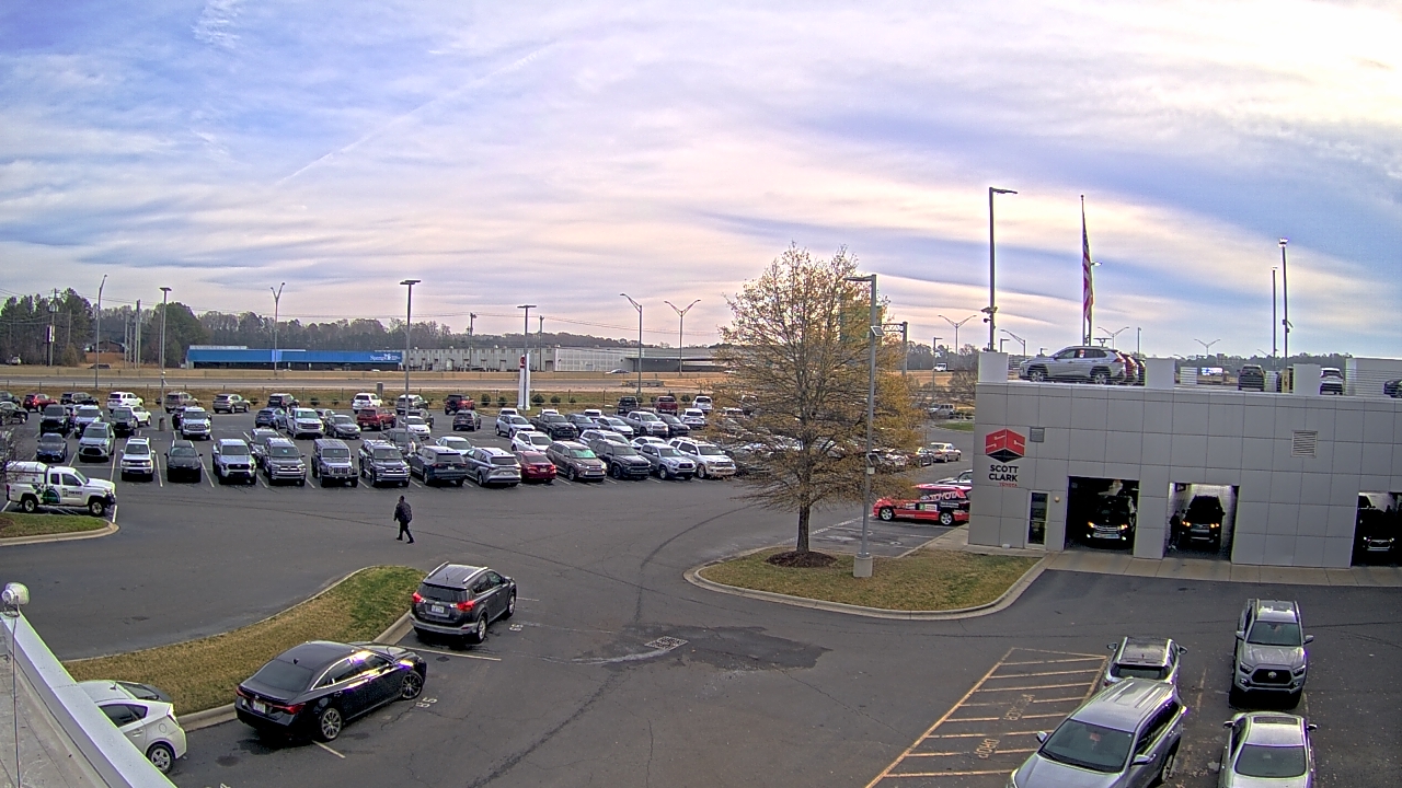 Thumbnail for current weather camera view from Scott Clarks Toyota in Stallings, North Carolina