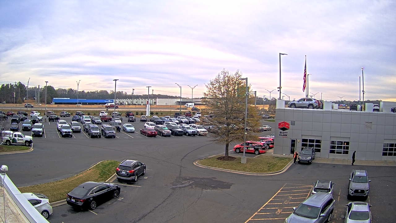 Thumbnail for current weather camera view from Scott Clarks Toyota in Stallings, North Carolina