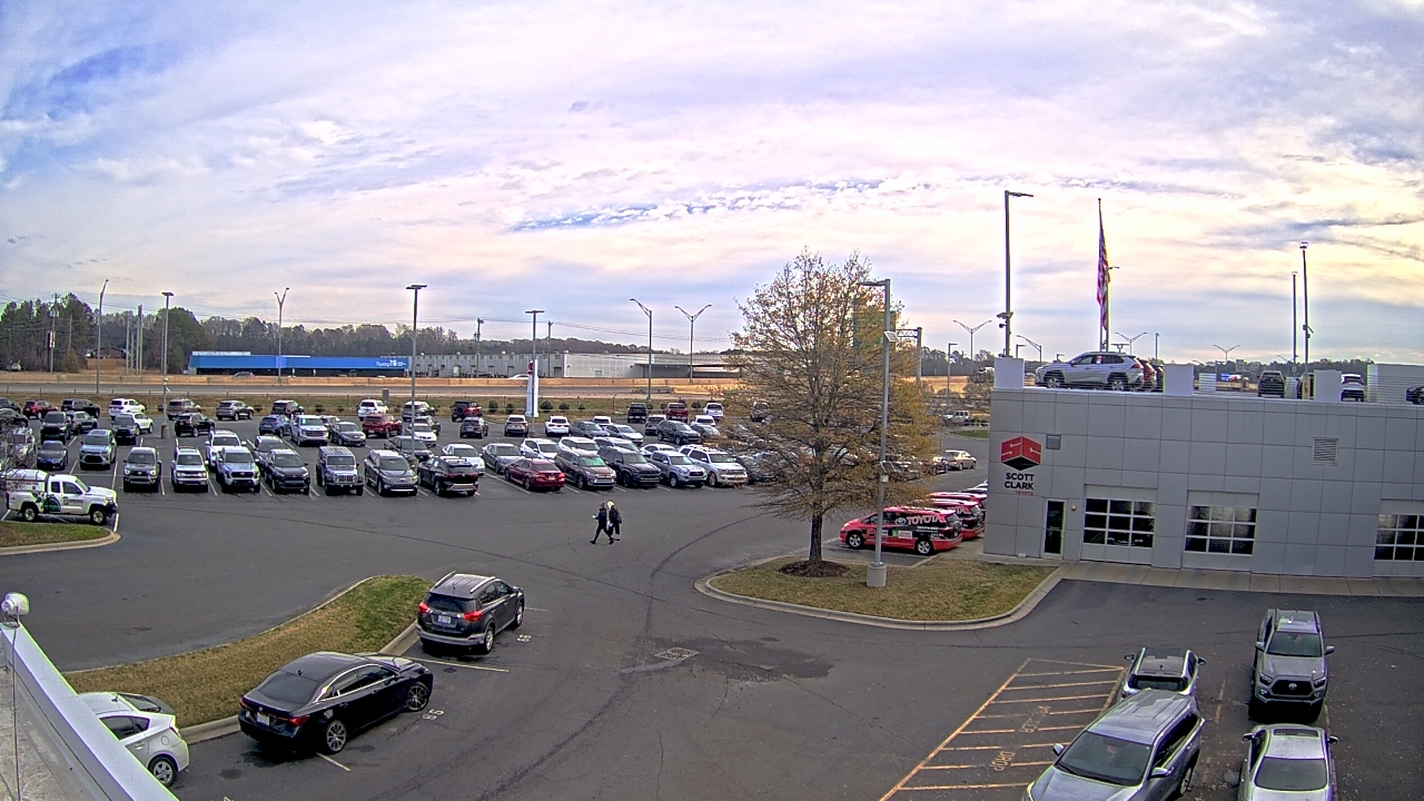 Thumbnail for current weather camera view from Scott Clarks Toyota in Stallings, North Carolina