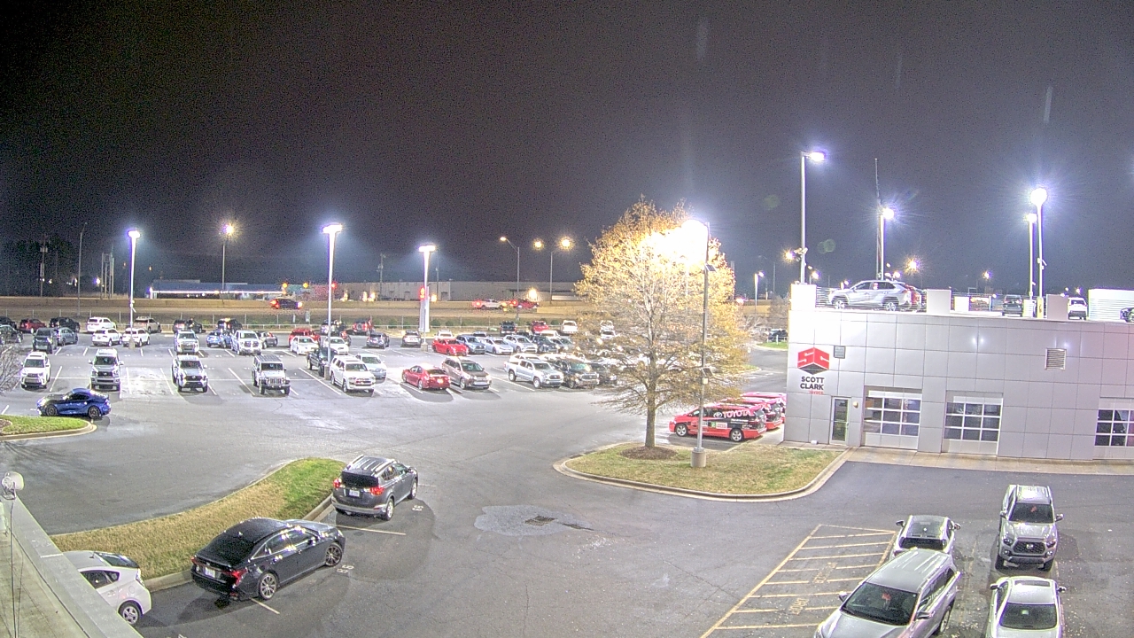 Thumbnail for current weather camera view from Scott Clarks Toyota in Stallings, North Carolina