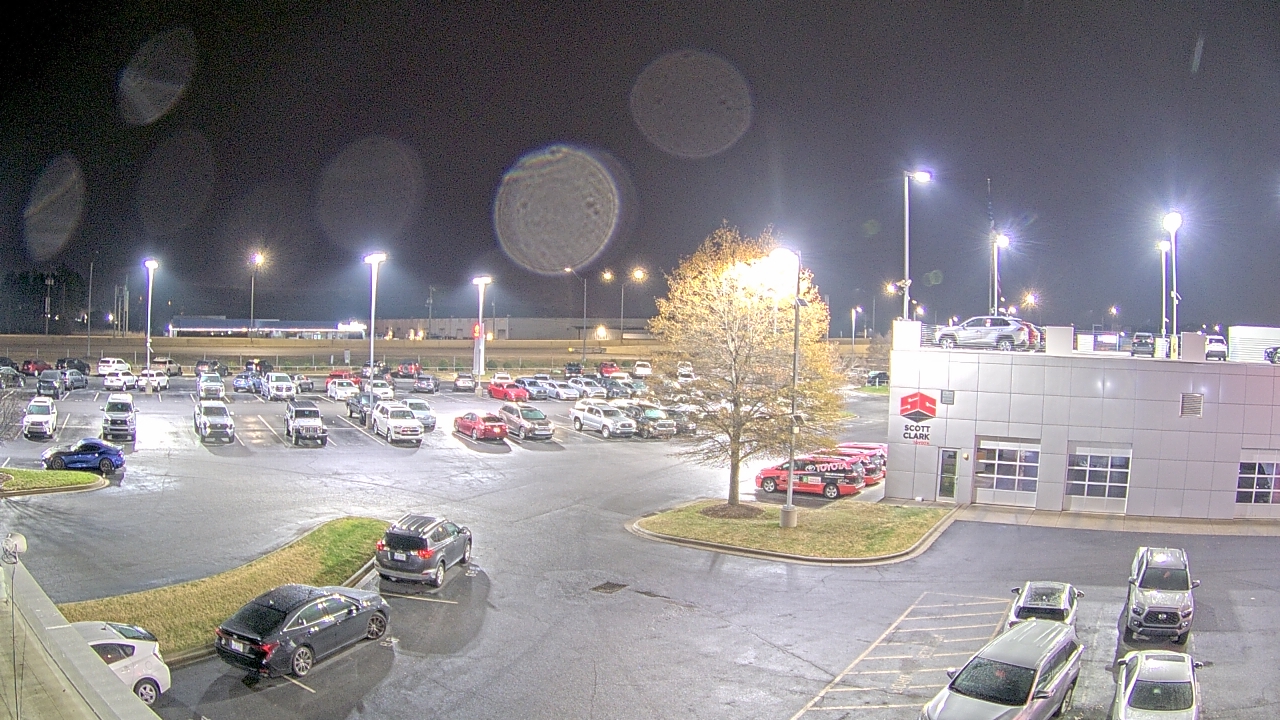 Thumbnail for current weather camera view from Scott Clarks Toyota in Stallings, North Carolina