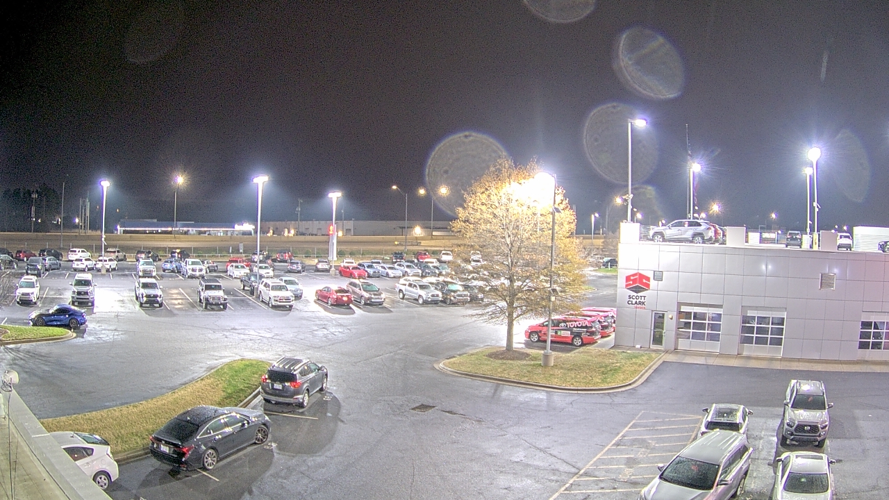 Thumbnail for current weather camera view from Scott Clarks Toyota in Stallings, North Carolina