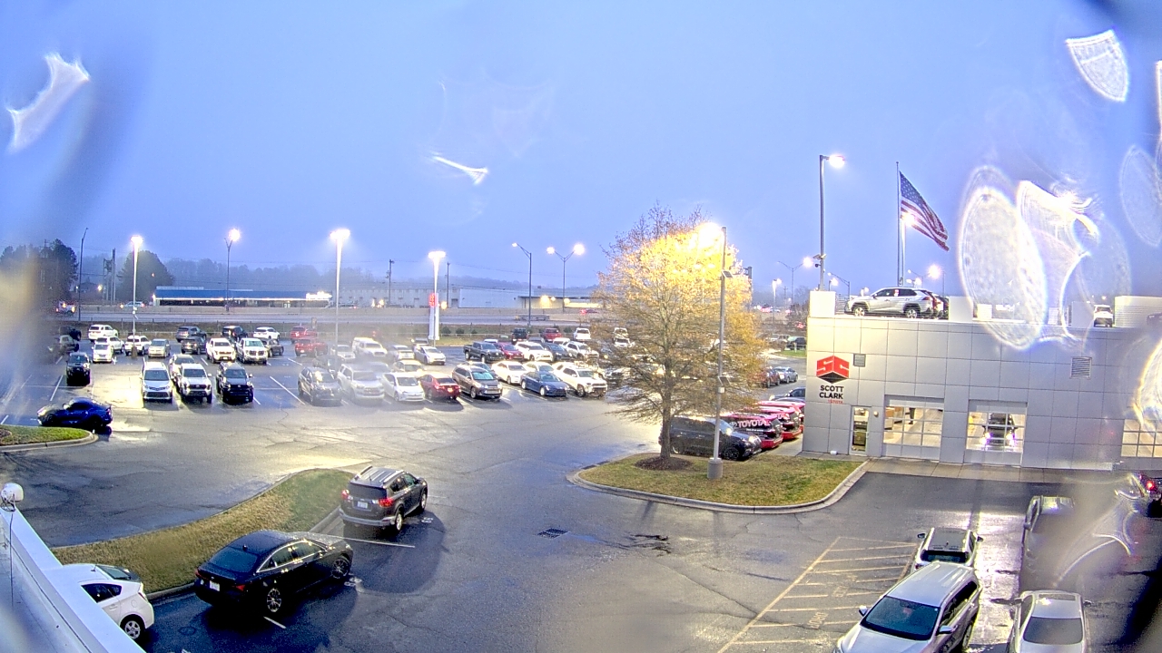 Thumbnail for current weather camera view from Scott Clarks Toyota in Stallings, North Carolina