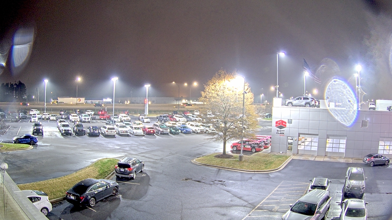 Thumbnail for current weather camera view from Scott Clarks Toyota in Stallings, North Carolina