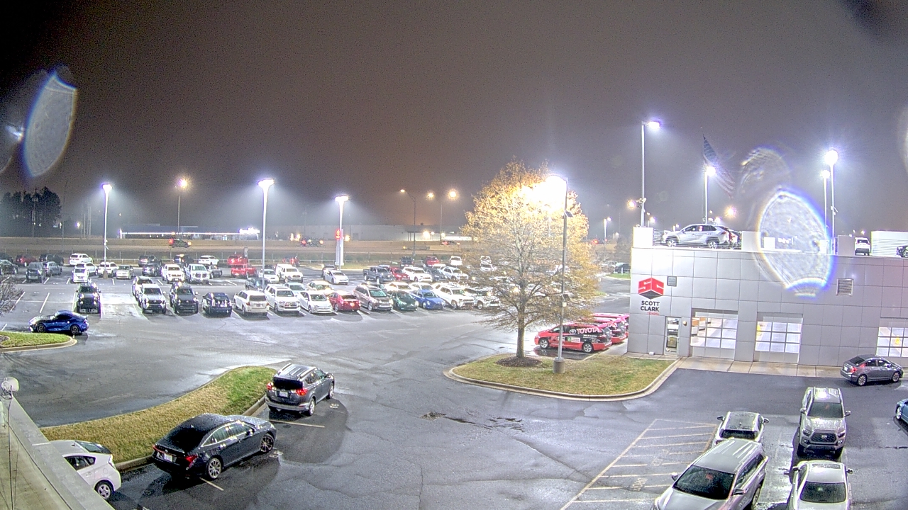 Thumbnail for current weather camera view from Scott Clarks Toyota in Stallings, North Carolina