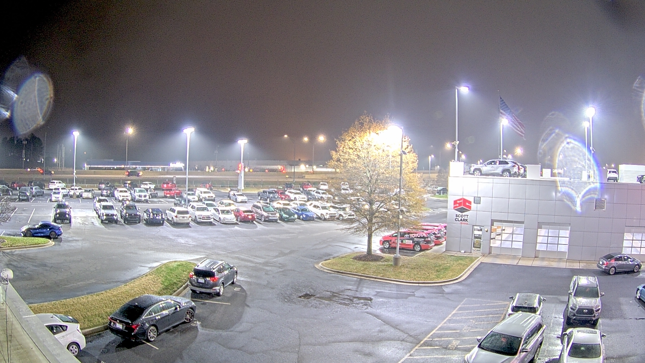 Thumbnail for current weather camera view from Scott Clarks Toyota in Stallings, North Carolina
