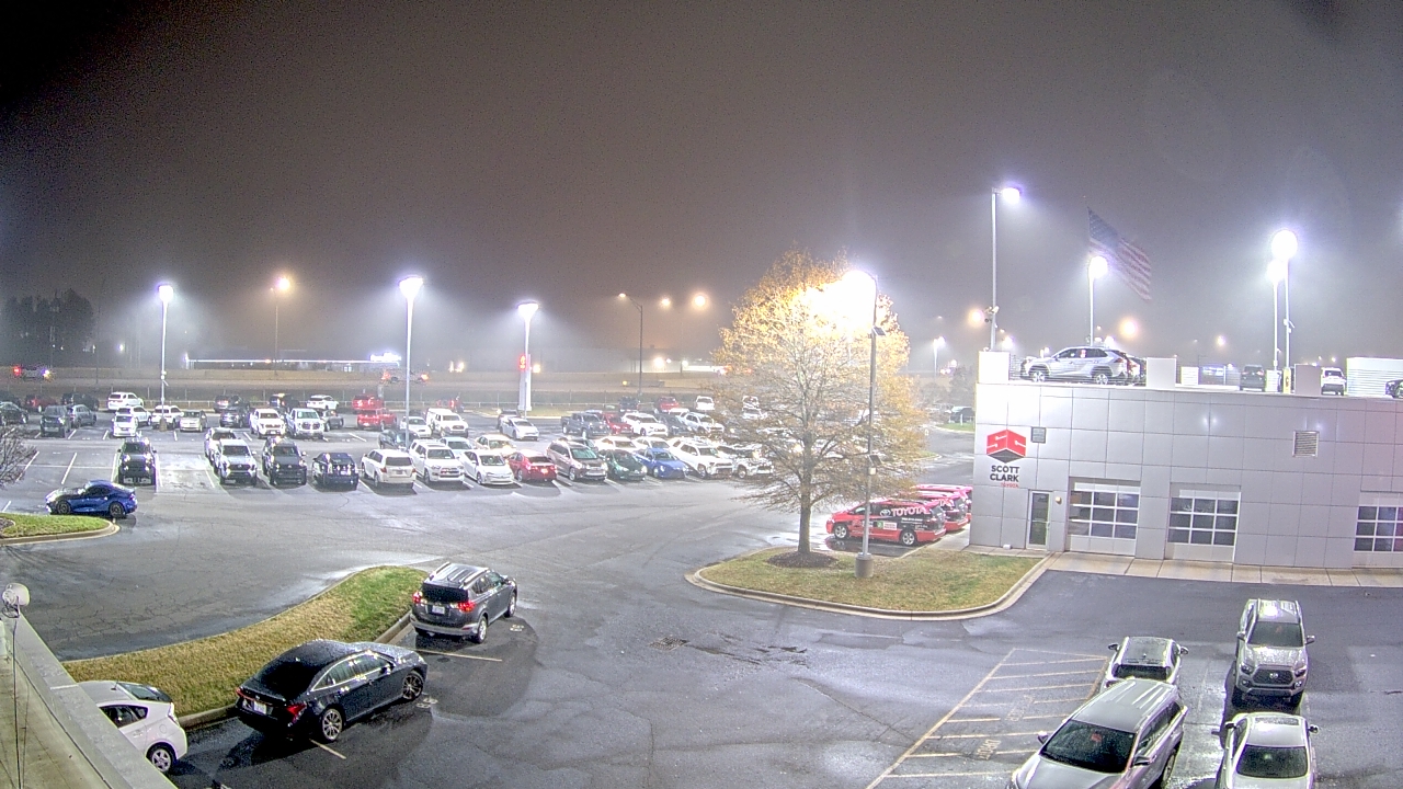 Thumbnail for current weather camera view from Scott Clarks Toyota in Stallings, North Carolina