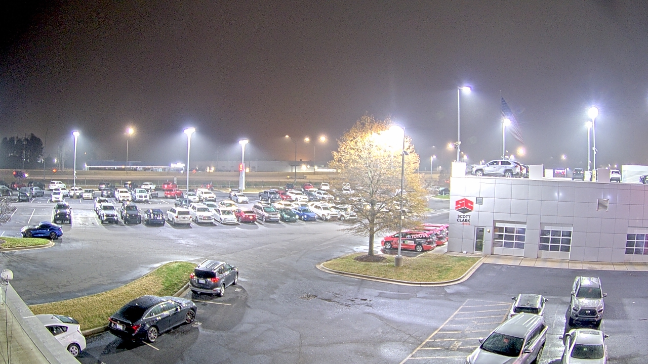 Thumbnail for current weather camera view from Scott Clarks Toyota in Stallings, North Carolina