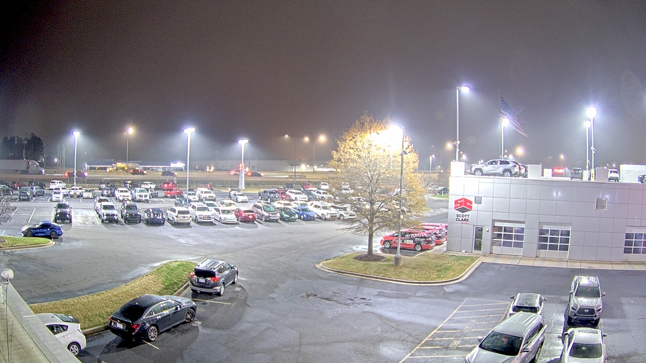 Thumbnail for current weather camera view from Scott Clarks Toyota in Stallings, North Carolina