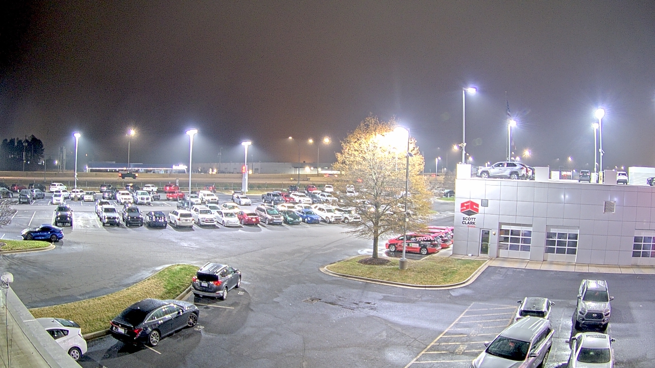 Thumbnail for current weather camera view from Scott Clarks Toyota in Stallings, North Carolina